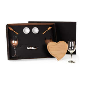 Kit Petisco E Vinho - 8 Pçs - KT-90006
