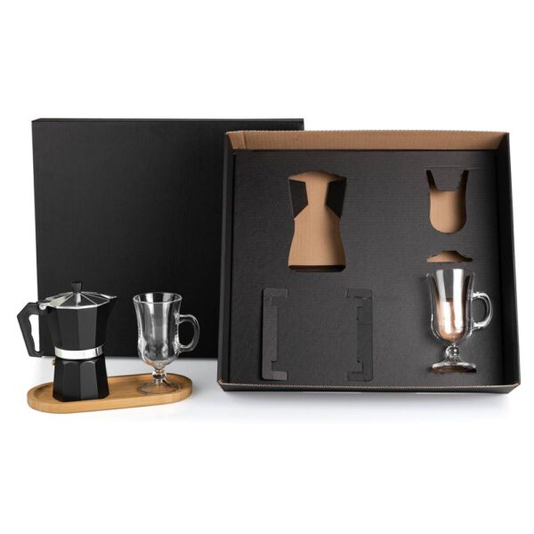 Kit Para Café Com Cafeteira Italiana - 4 Pçs - KT-90258 - Imagem 2