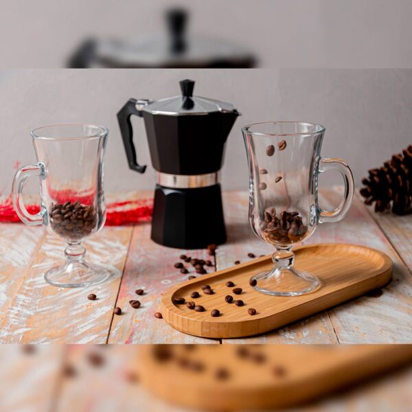 Kit Para Café Com Cafeteira Italiana - 4 Pçs - KT-90258 - Imagem 3