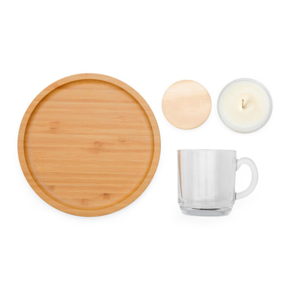 Kit Para Café Com Vela Aromatizada - 3 Pçs - KT-90421 - Imagem 3