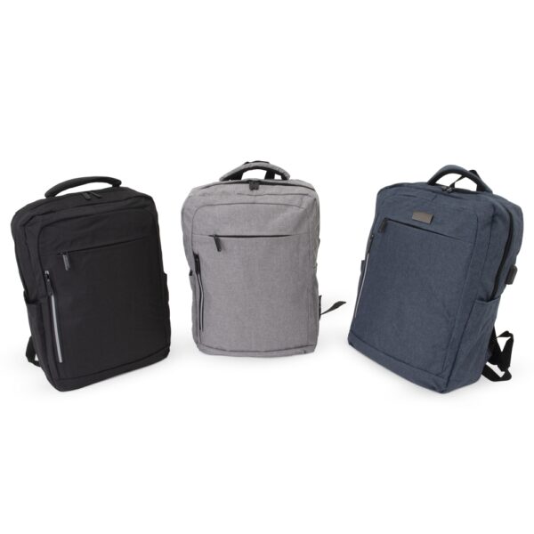 Mochila de Nylon USB 20 Litros - 09761 - Imagem 8