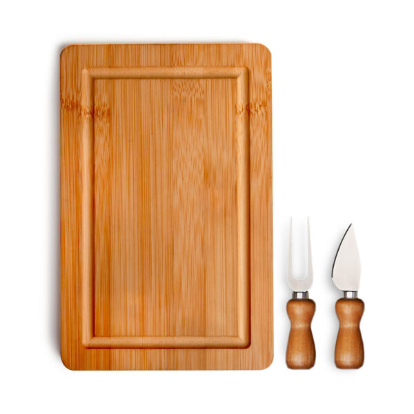 Conjunto Para Queijo Em Bambu/Inox - 3 Pçs - PD-47023 - Imagem 3