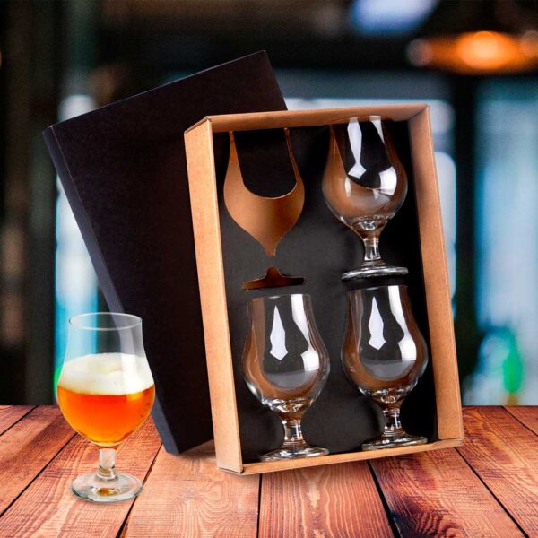 Kit Copos Vidro P/ Cerveja / Drink 400 Ml - 4 Pçs - VI-00324 - Imagem 2