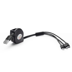 Cabo USB Retrátil 3 em 1