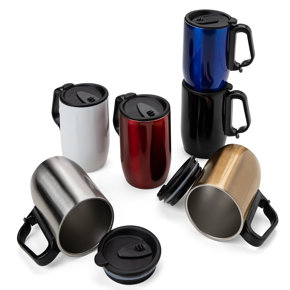 Caneca Inox Parede Dupla 350ml - Imagem 2