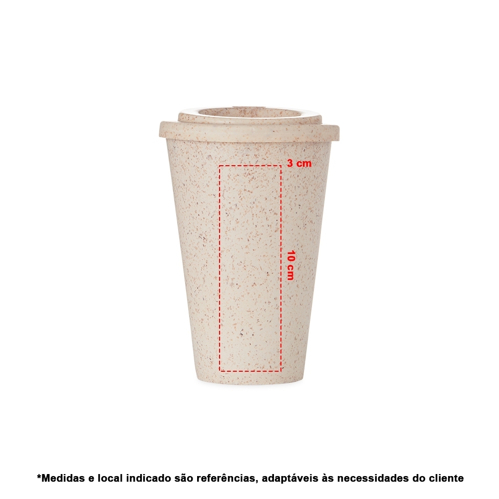 Copo Fibra de Madeira 400ml - Imagem 3