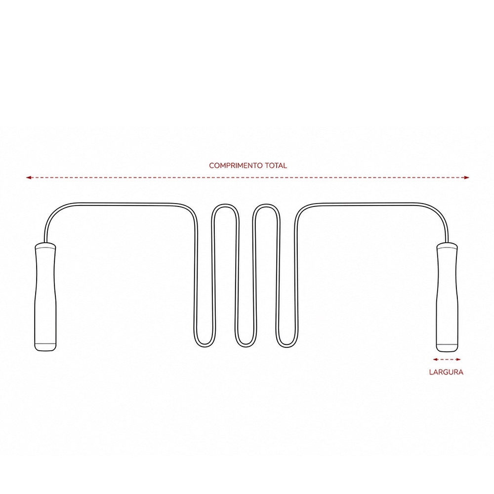 Corda de Pular PVC 2,5m - Imagem 3