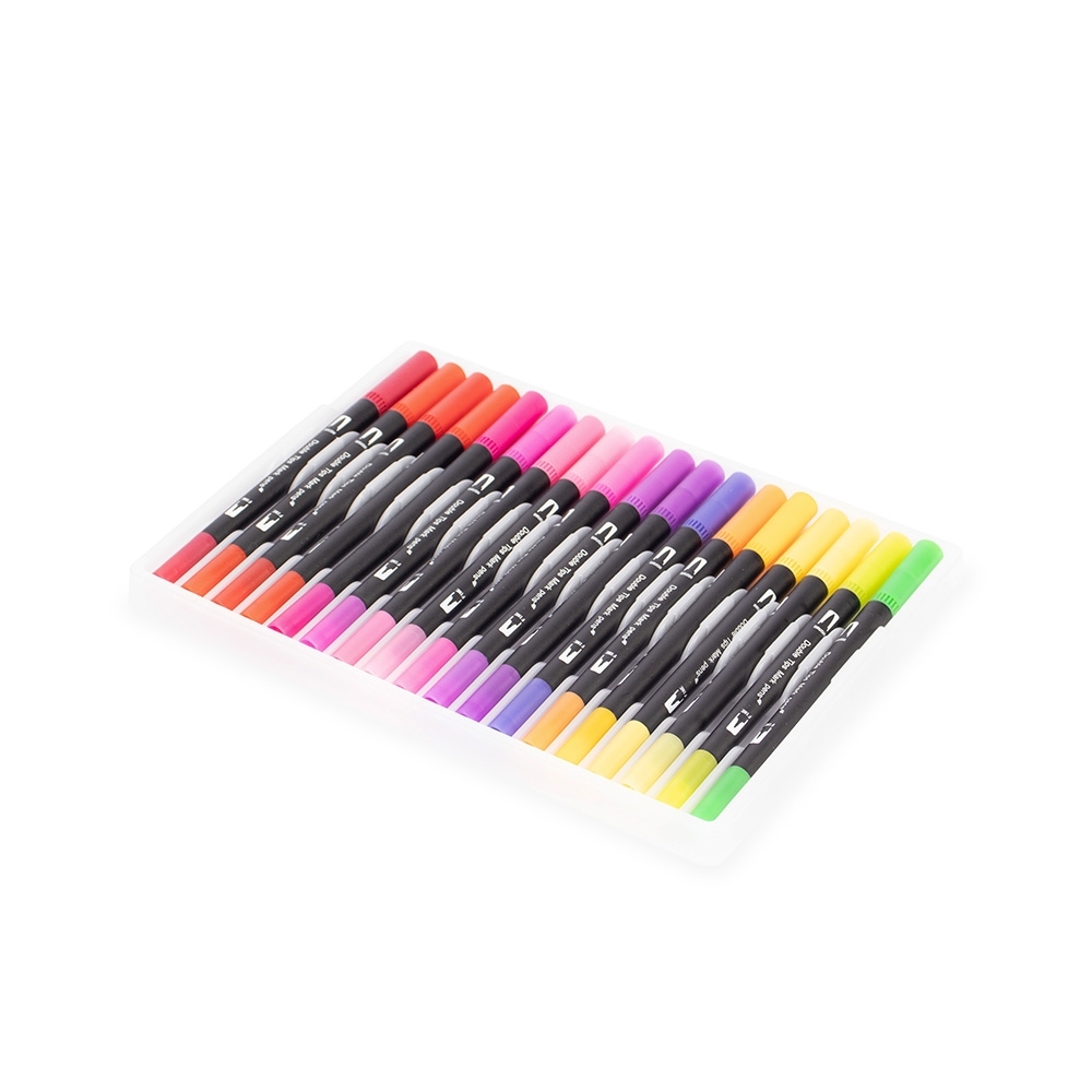 Kit Canetinhas Ponta Dupla 24 Cores - Imagem 3