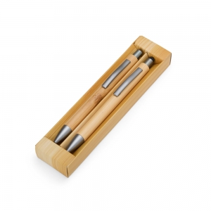 Kit Ecológico Caneta e Lapiseira Bambu - Imagem 3