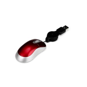 Mini-Mouse com Fio Retrátil