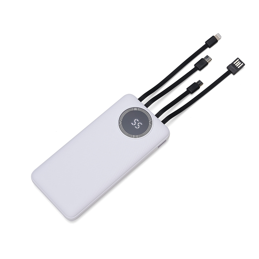Power Bank 10.000mAh com Lanterna e Multissaídas - Imagem 2