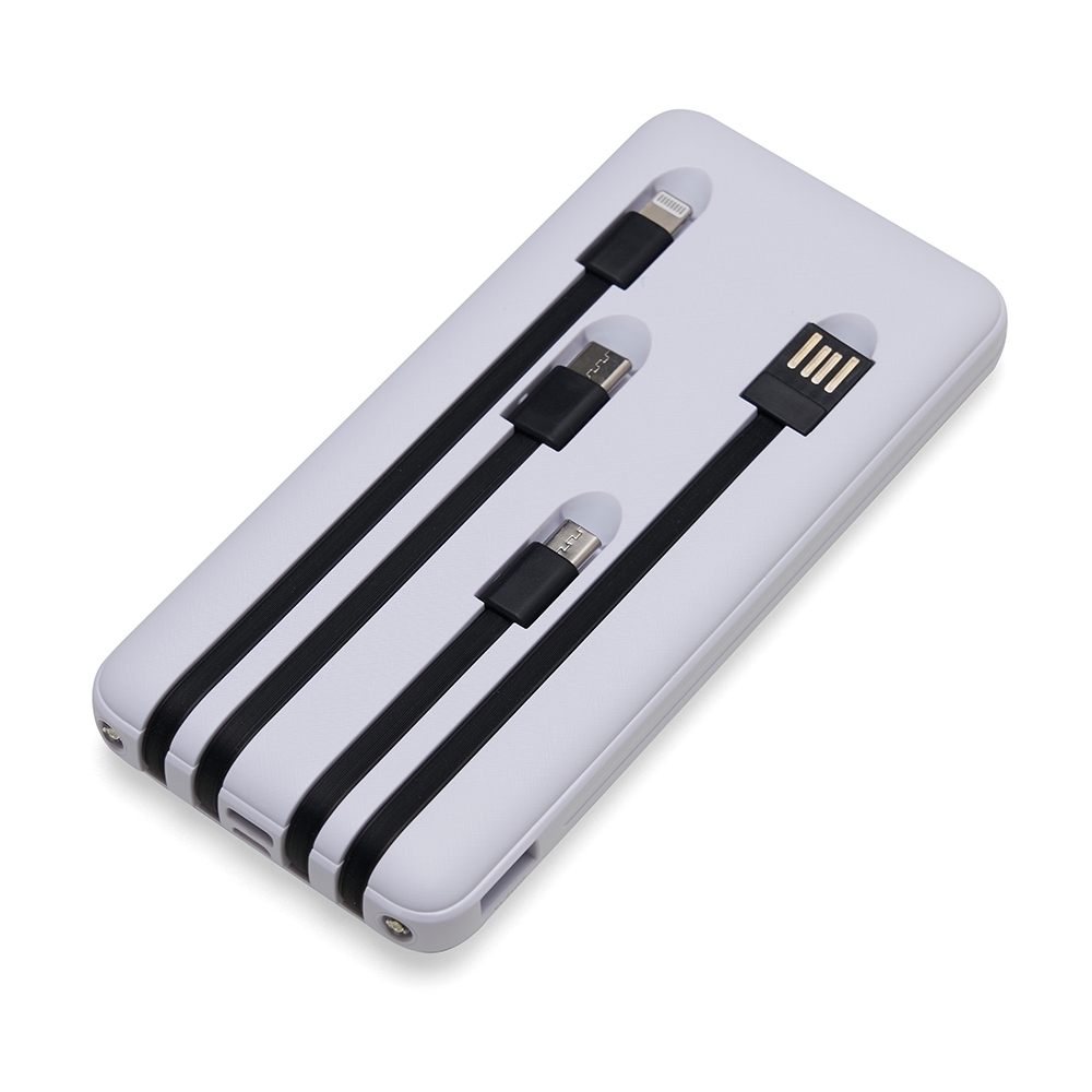 Power Bank 10.000mAh com Lanterna e Multissaídas - Imagem 3